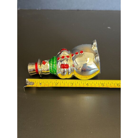 International Silver Co Holiday Cheer Red & Green Snowmen Salt & Pepper Shakers - Picture 8 of 12